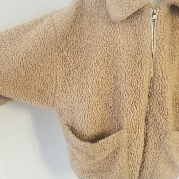 I AM GIA S Borg Sherpa Teddy Zip Up Jacket Coat - Picture 4 of 10